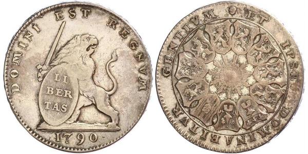 3 Florin Austrian Netherlands (1713-1795) 銀 