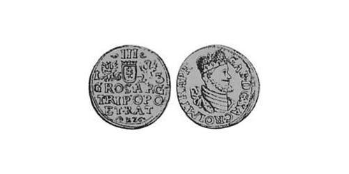 3 Groschen Principality of Transylvania (1571-1711) Argent 