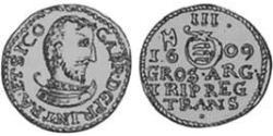 3 Groschen Principality of Transylvania (1571-1711) Silber 