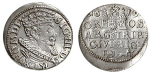 3 Grosh Poland Silver Sigismund III of Poland