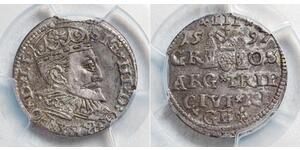 3 Grosh Poland Silver Sigismund III of Poland