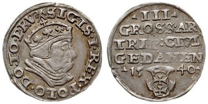 3 Grosh 波兰 銀 Sigismund I the Old