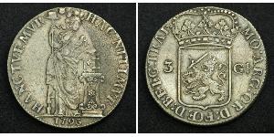 3 Gulden Repubblica delle Sette Province Unite (1581 - 1795) Argento 