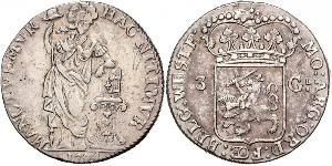 3 Gulden Repubblica delle Sette Province Unite (1581 - 1795) Argento 