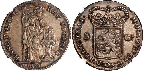 3 Gulden Repubblica delle Sette Province Unite (1581 - 1795) Argento 