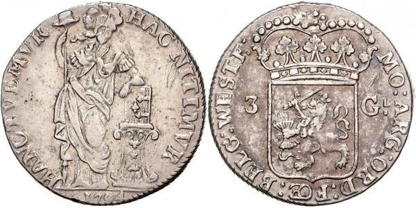 3 Gulden Repubblica delle Sette Province Unite (1581 - 1795) Argento 