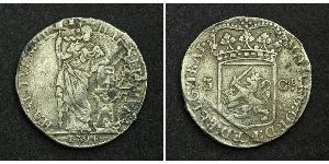 3 Gulden Provincias Unidas de los Países Bajos (1581 - 1795) Plata 