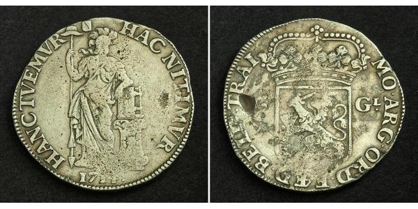 3 Gulden 荷蘭共和國 (1581 - 1795) 銀 