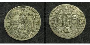 3 Kreuzer Salzbourg Argent 