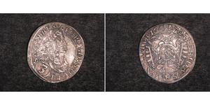 3 Kreuzer Ååstenrik Argent Léopold Ier de Habsbourg(1640-1705)