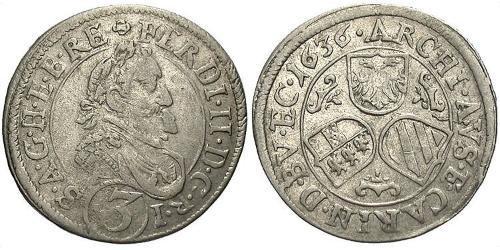 3 Kreuzer Ååstenrik Argent 