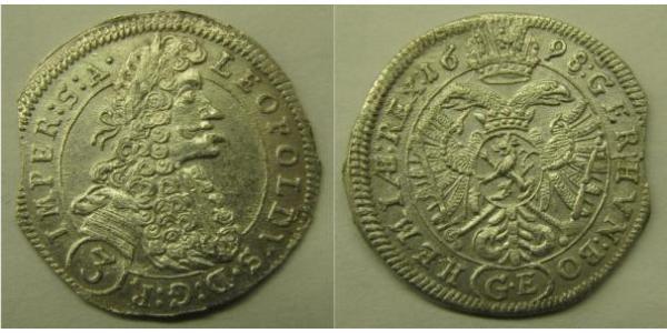 3 Kreuzer Ååstenrik Argent 