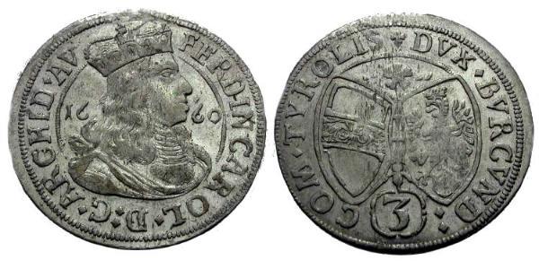 3 Kreuzer Ååstenrik Argent 