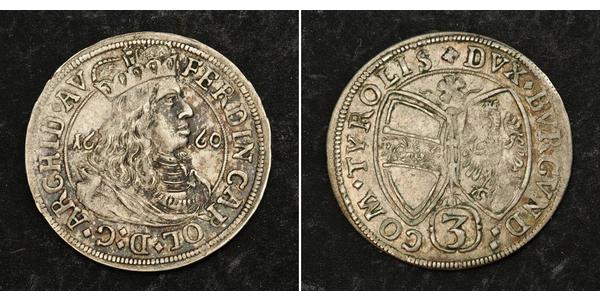 3 Kreuzer Ååstenrik Argent 