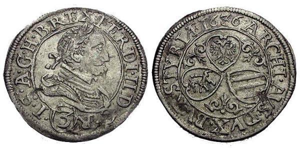 3 Kreuzer Ååstenrik Argent 