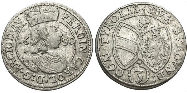 3 Kreuzer Ååstenrik Argent 