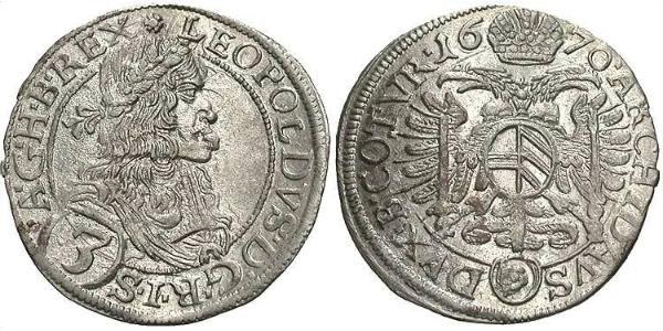 3 Kreuzer Ååstenrik Argent 