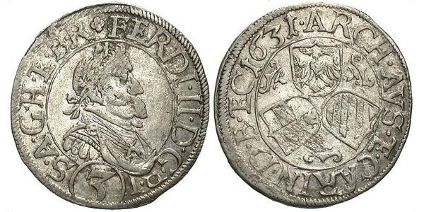 3 Kreuzer Ååstenrik Argent 