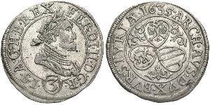 3 Kreuzer Austria Argento 