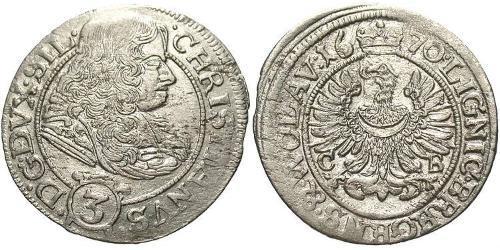 3 Kreuzer Germania Argento 