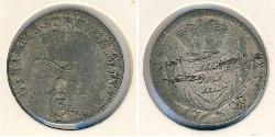 3 Kreuzer Regno di Württemberg (1806-1918) Argento 