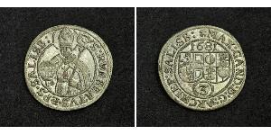 3 Kreuzer Salisburgo Argento 