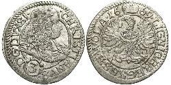 3 Kreuzer Alemania Plata 