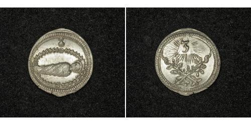 3 Kreuzer Alemania Plata 