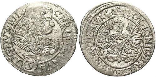 3 Kreuzer Alemania Plata 