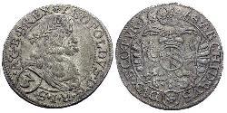 3 Kreuzer Austria Plata 