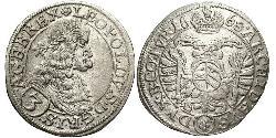 3 Kreuzer Austria Plata 