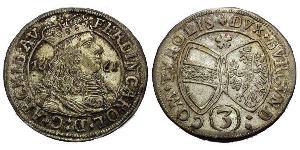 3 Kreuzer Austria Plata 