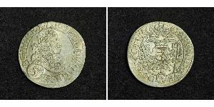 3 Kreuzer Austria Plata Leopoldo I de Habsburgo(1640-1705)