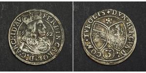 3 Kreuzer Austria Plata 