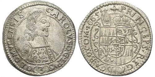 3 Kreuzer Austria Plata 