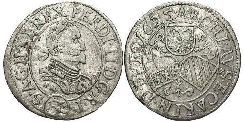 3 Kreuzer Austria Plata 