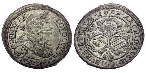 3 Kreuzer Austria Plata 