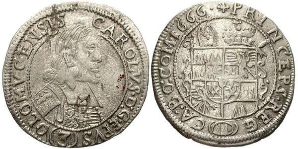3 Kreuzer Austria Plata 