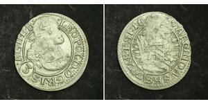 3 Kreuzer Sacro Imperio Romano (962-1806) Plata Leopoldo I de Habsburgo(1640-1705)