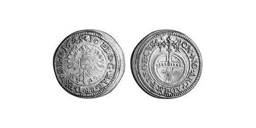 3 Kreuzer Fürstentum Ansbach (1398–1792) Silber Joachim Ernst (Brandenburg-Ansbach)(1583 – 1625)