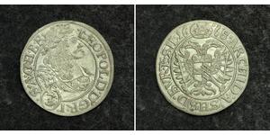 3 Kreuzer Heiliges Römisches Reich (962-1806) Silber Leopold I. (HRR)(1640-1705)