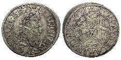 3 Kreuzer Österreich Silber 
