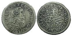 3 Kreuzer Österreich Silber 