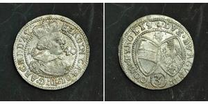 3 Kreuzer Österreich Silber 