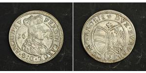 3 Kreuzer Österreich Silber 