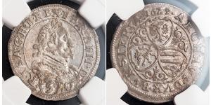 3 Kreuzer Österreich Silber 