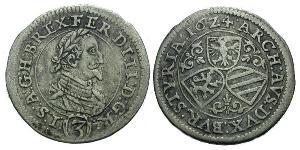 3 Kreuzer Österreich Silber 