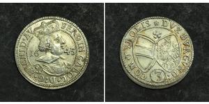 3 Kreuzer Österreich Silber 