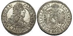 3 Kreuzer Austria  Silver 