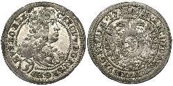 3 Kreuzer Austria  Silver 